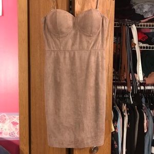 Soft brown guess dress short length never worn